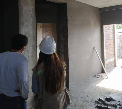 Proceso de ejecución y fiscalización de interiorismo.