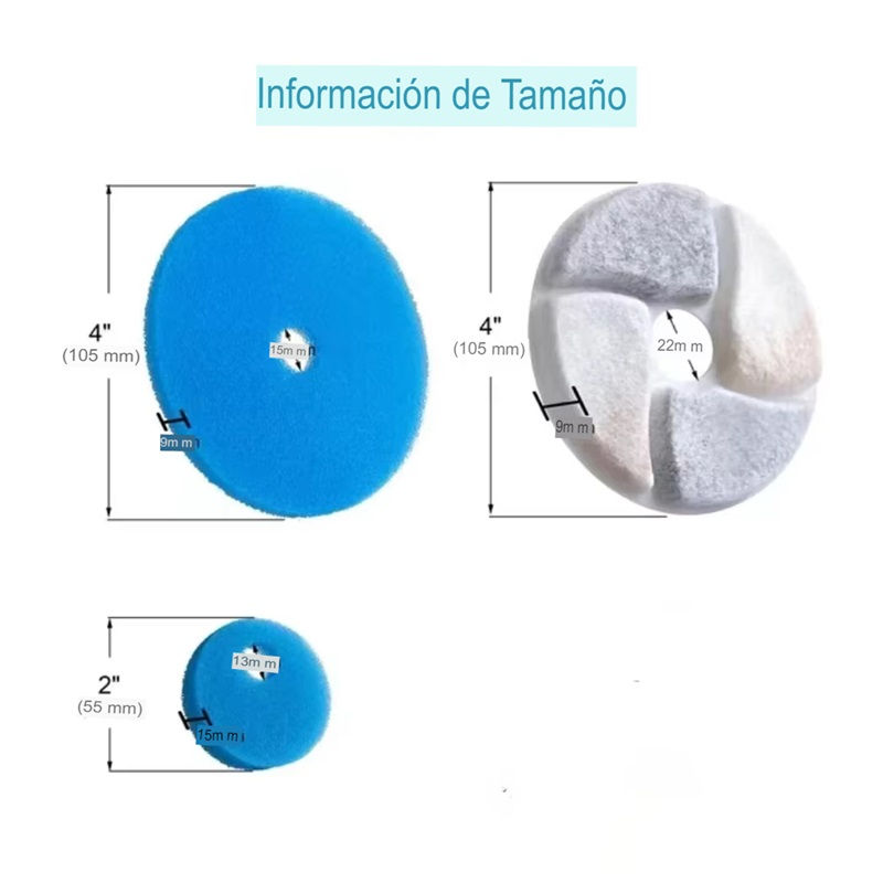 Miniatura: Filtros De Carbón Activado Para Fuente De Agua Por 3 Und