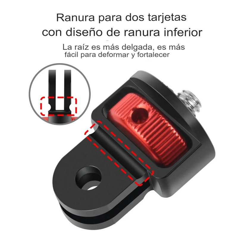 Miniatura: Mini Adaptador De Montaje Giratorio Para Camara Go Pro