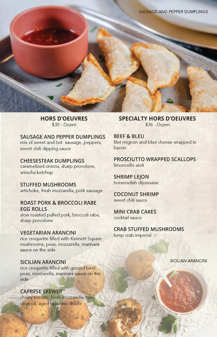 A LA CARTE CATERING Limoncello