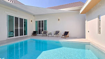 Pool villa single modern house style, perfect in every area of use complete with quality peaceful. 
Location is suitable for real living, close to nature and convenience. 
✅FEATURE.
- 3 Bedrooms, 3 Bathrooms,  Kitchen, 1 Living Room.
- Private Swimming pool.
- Private Garden.
- Covered Parking for 2 Cars.
✅FURNITURE.
- 6 Air Cons.
- 4 Smart TV.
- Microwave.
- Fridge.
- Washing machine.
- 3 Beds, Wardrobe and sheets.
- Table, Chairs and sofa.
✅ INCLUDE. 
- Cleaning pool 2 times a week.
📍LOCATION : MAPPRACHAN LAKE 
