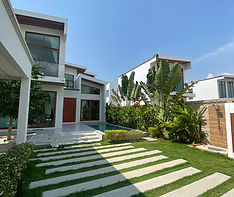 The tropical life style in Mabpachan Area 
Price start  12,900,000 baht 

Villa Features
Land area start 435 sq.m. Total House area 300 sq.m.
5 bedrooms, 6 Bathrooms
1 Semi-outdoor Living room
1 Dining Room 
Double volume dining room connect to the pool
Swimming pool 3 x 10 m. deep 1.6 m.
Private CCTV 

Near by :
▪︎ 1 minutes to Siam country club​ Plantation
▪︎ 1 minute to Thammasart Hospital
▪︎ 4 minutes to lake Mabprachan
▪︎ 4 minutes to Restaurants
▪︎ 10 minutes to Rugby International School
▪︎ 10 minutes to Regent International School
▪︎ 15 minutes to Mooltripakdee International School
▪︎ 15 minutes to City centre
▪︎ 30 minutes to Utapao Airport