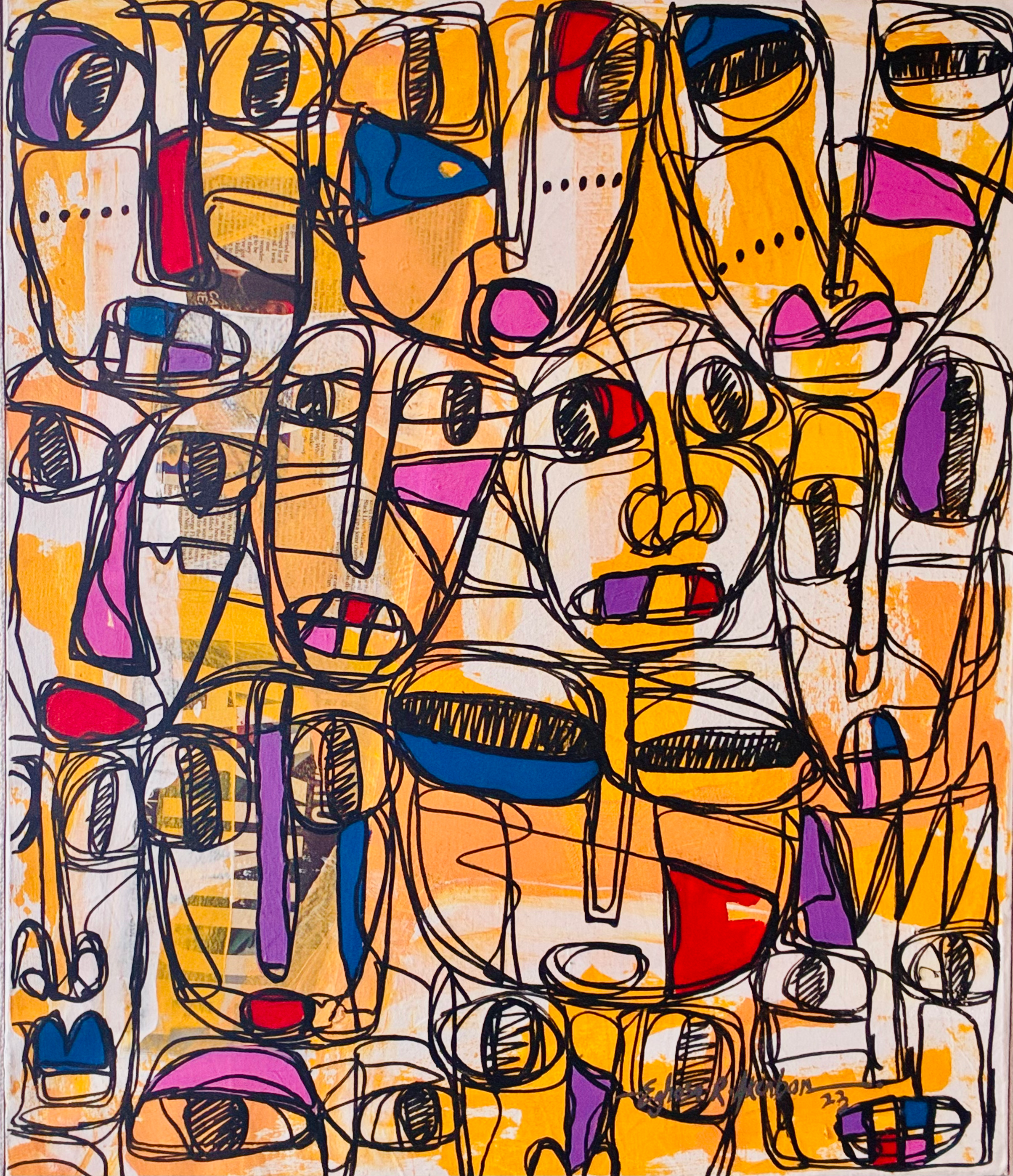 HEAD COLLECTION 1 (original drawing)