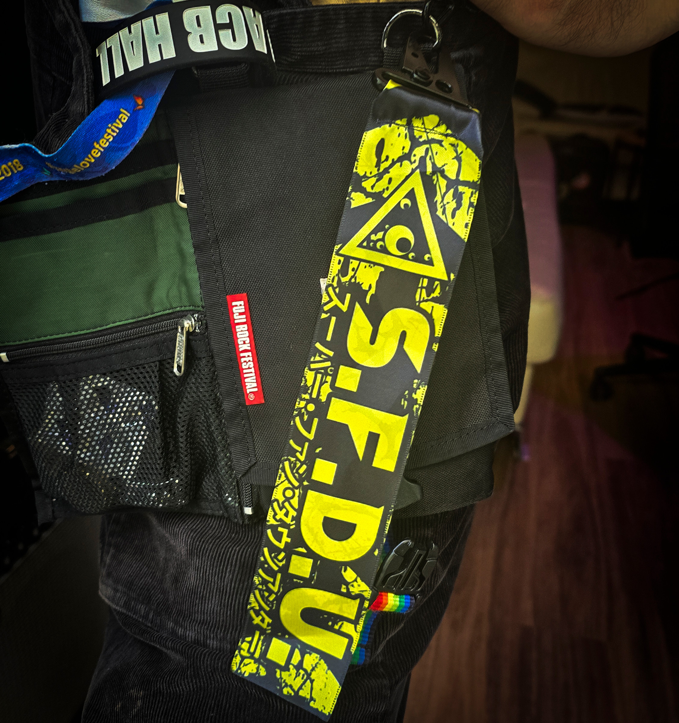 Limited Run 2025 SFDU Tour Ribbon w/carabiner