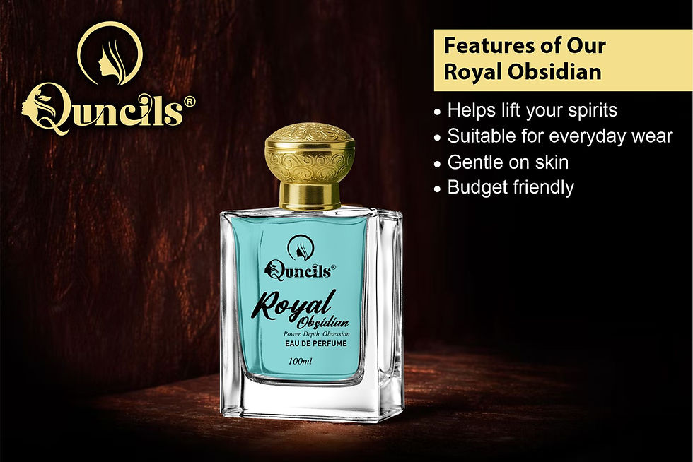 Thumbnail: Quncils Royal Obsidian Spray Perfume Long Lasting Perfume Eau de Parfume