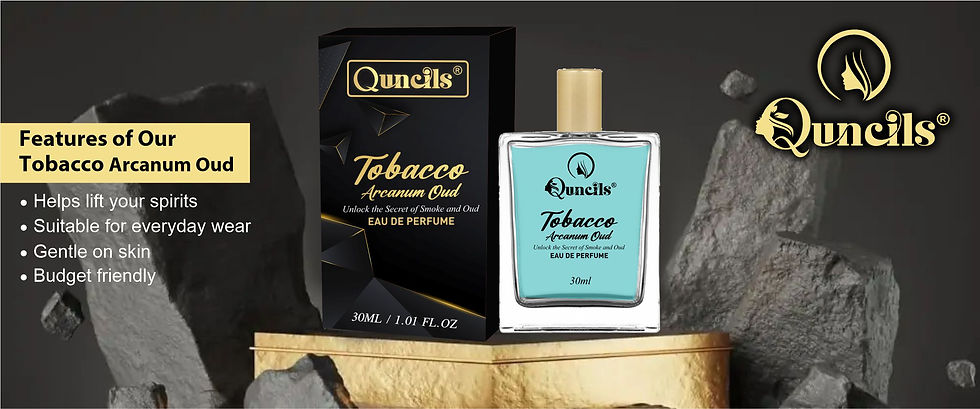 Thumbnail: Quncils Tobacco Arcanum Oud Spray Perfume Long Lasting Perfume Eau de Parfum - 3