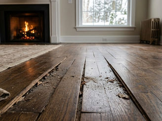 Winter Damage to Hardwood Floors in New Jersey - Causes and Spring Fixes