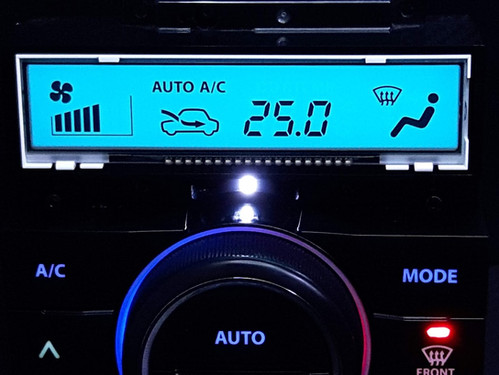 ワゴンR MH23S エアコンスイッチパネル LED打ち替え品 | LED