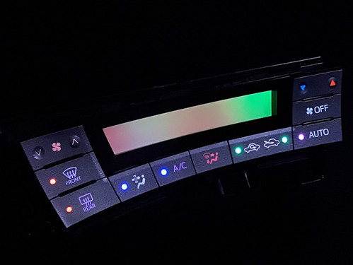 プリウス ZVW30 後期型 エアコンスイッチパネル 7色レインボー