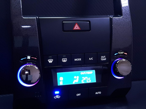 MH23S,MJ23S エアコンスイッチ　LED打ち替え品　6色オーダーOK⭐️ LA100S エアコンスイッチパネル LED打ち替え品 6色オーダーOK