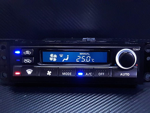 シルビアs15 エアコンパネル シルビア S15 エアコンスイッチパネル LED打ち替えサービス | LED工房