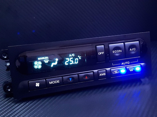 スカイライン GTR R32 BNR32 HCR32 エアコンスイッチパネル LED打替え