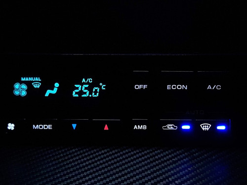 スカイライン GTR R32 BNR32 HCR32 エアコンスイッチパネル LED打替え