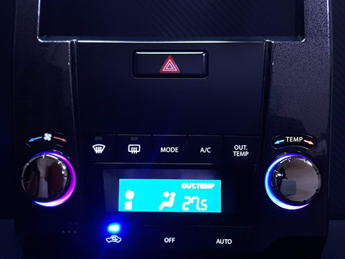 MH22ワゴンRエアコンパネルレインボーLED MH22ワゴンRエアコンパネルレインボーLED
