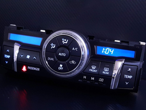 マークX GRX130 中期型 エアコンスイッチパネル LED打ち替え品 | LED