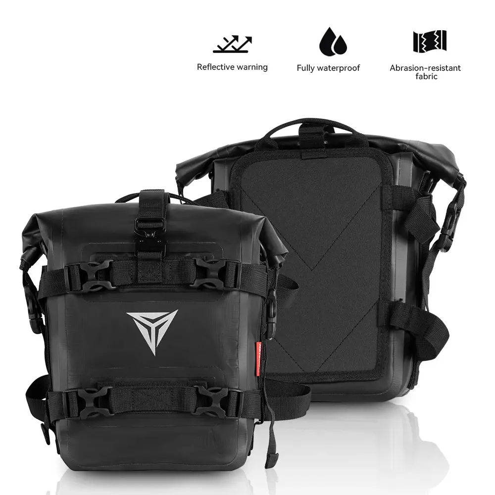 Outdoor Tank Side Bag Motorcycle Saddle Bag Tool Pack Crash Bar Bag Waterproof