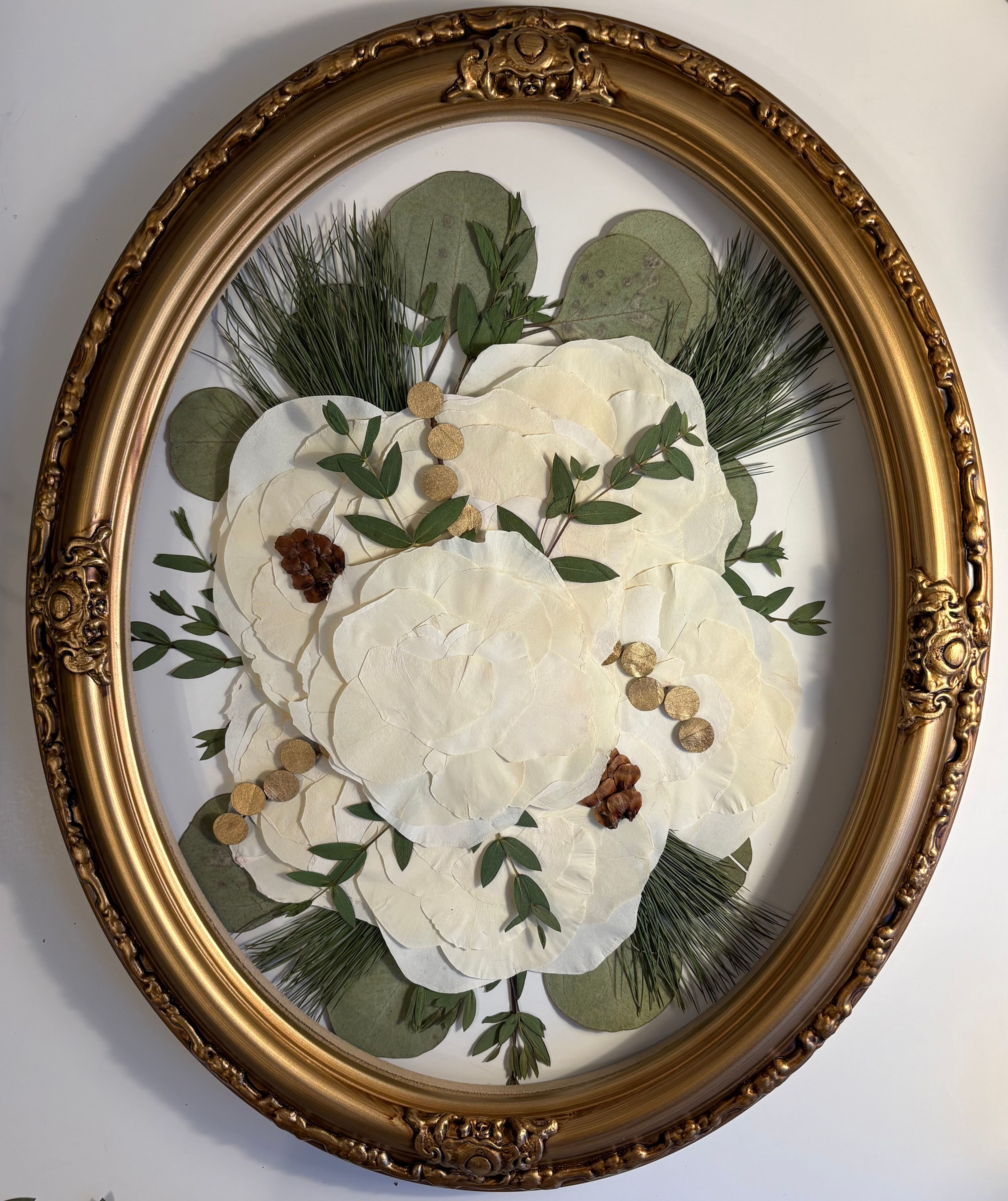 Premium Vintage Style Oval Frame