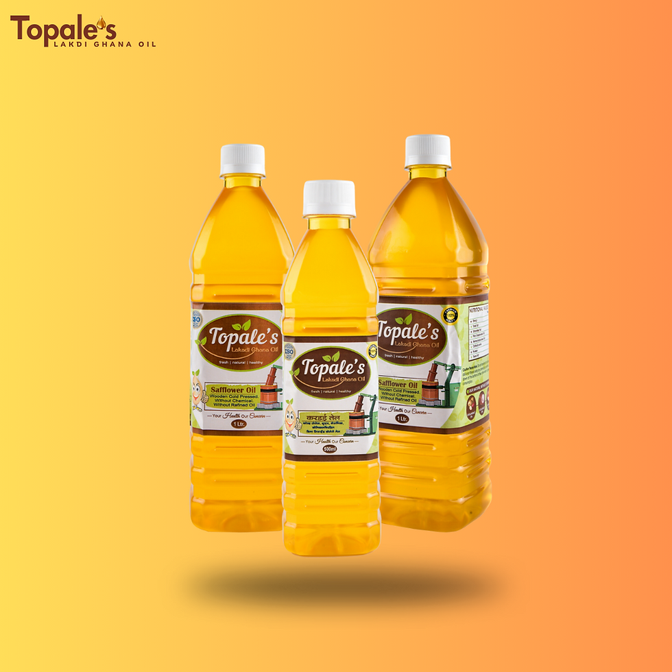 Thumbnail: Topale's Wooden Cold Pressed Safflower Oil 5L