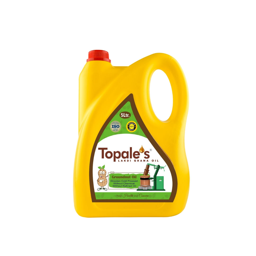 Topale's Wooden Cold Pressed Ground Nut Oil 5L