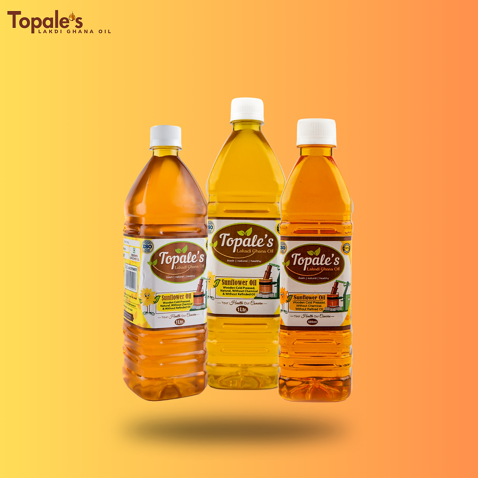 Thumbnail: Topale's Wooden Cold Pressed Sunflower Oil 5L