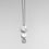 Thumbnail: Descending Circle Sterling Silver Necklace