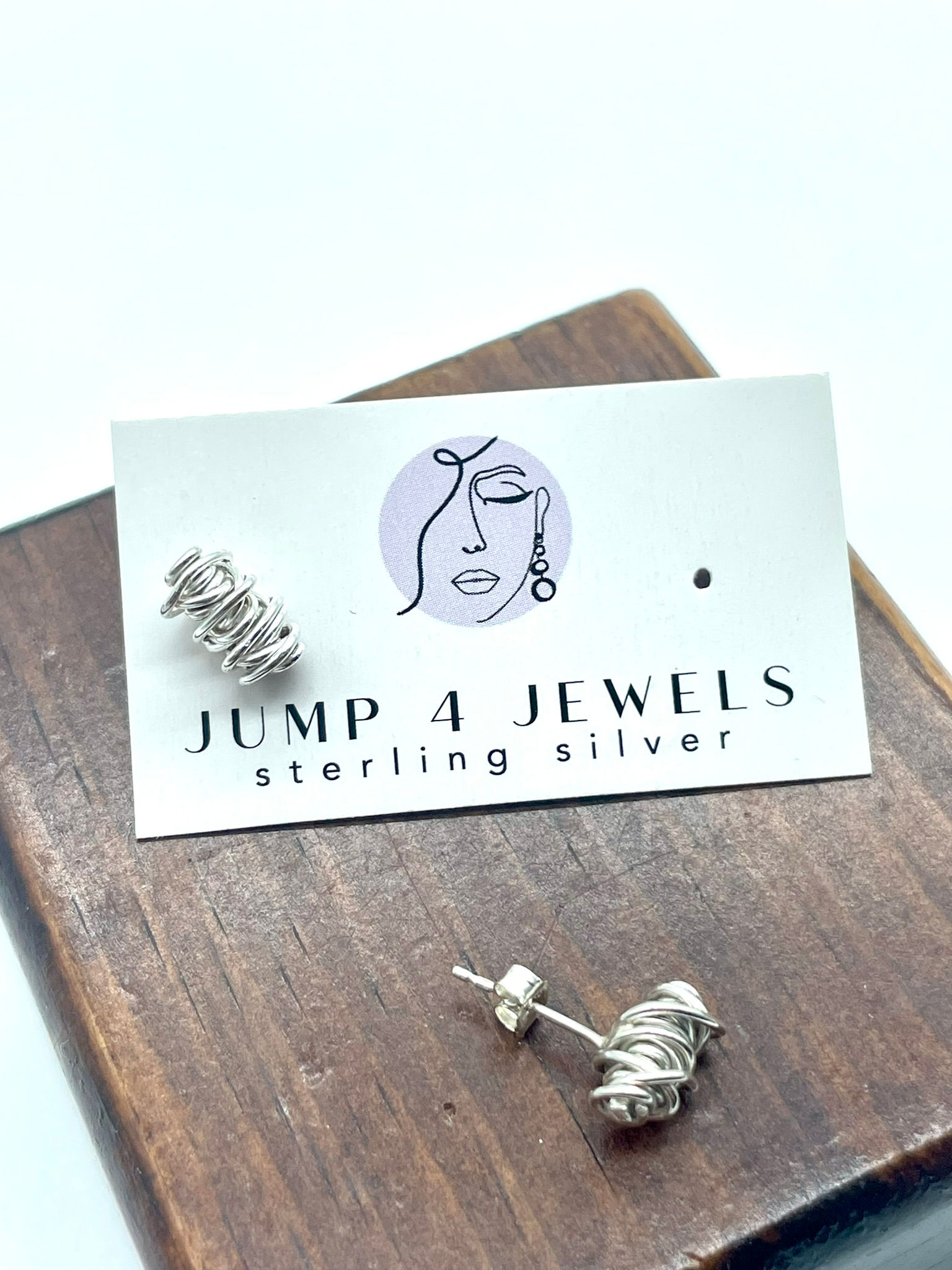 Twisted Spiral Studs