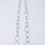 Thumbnail: Sterling Silver Full Hammered Ring Necklace