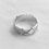 Thumbnail: Carved Diamond Shape Sterling Silver Ring