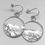Thumbnail: Half Circle Sterling Silver Earrings