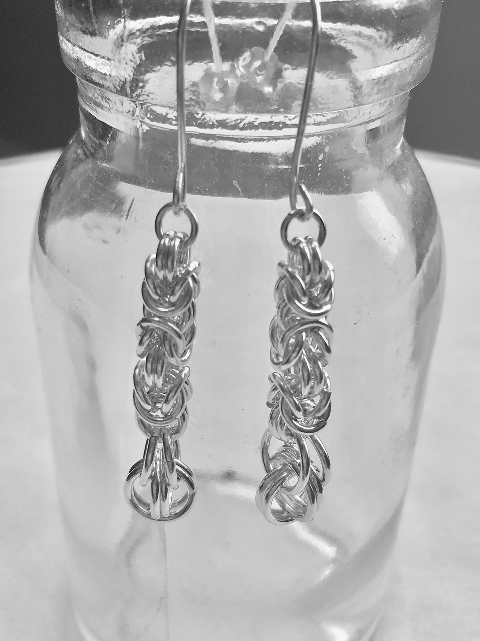 Sterling Silver Byzantine Earrings