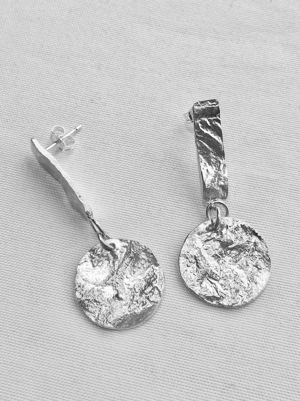 Reticulated Sterling Silver Marie Studs