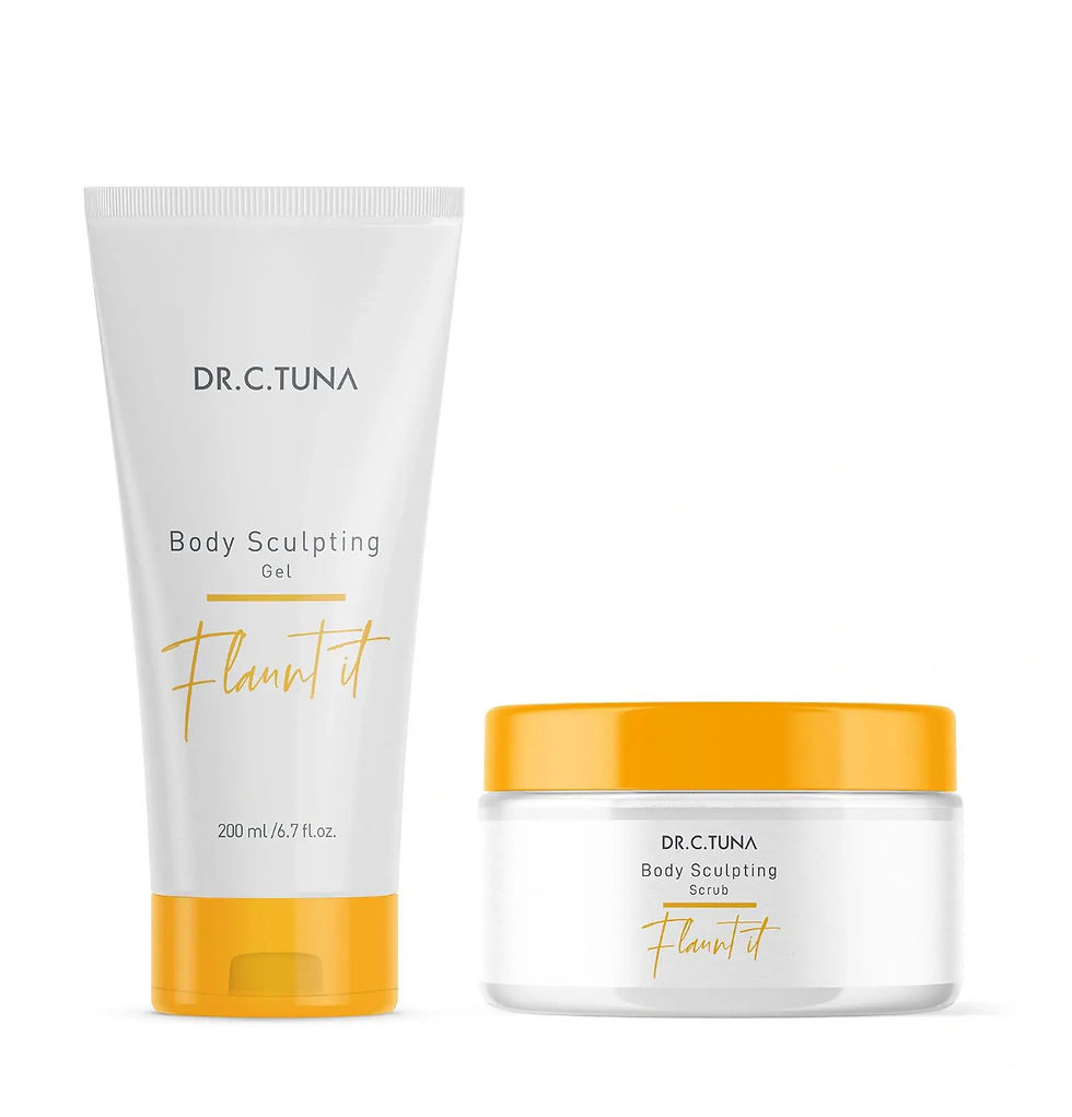 Flaunt it!!! Slimmig gel and exfoliating scrub