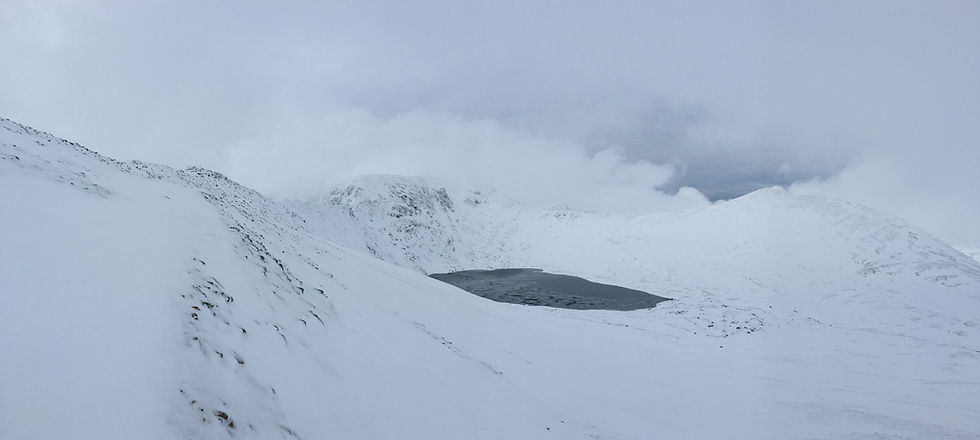 Helvellyn in the snow