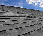 Gray asphalt shingle roof