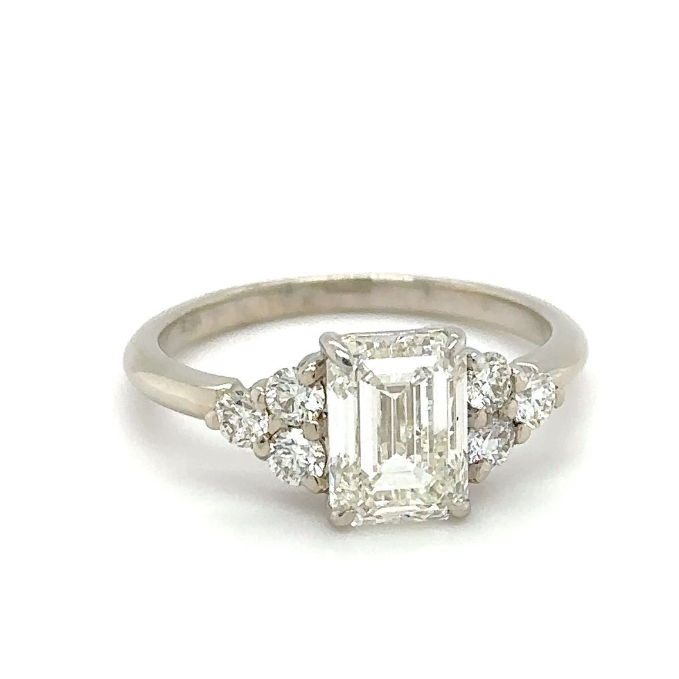 2.01ct Emerald Cut VS2 K