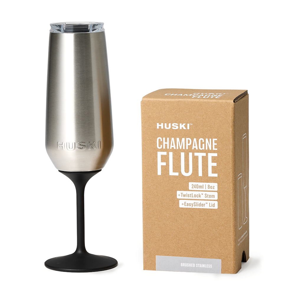 Thumbnail: Huski Champagne Flute - Brushed Stainless