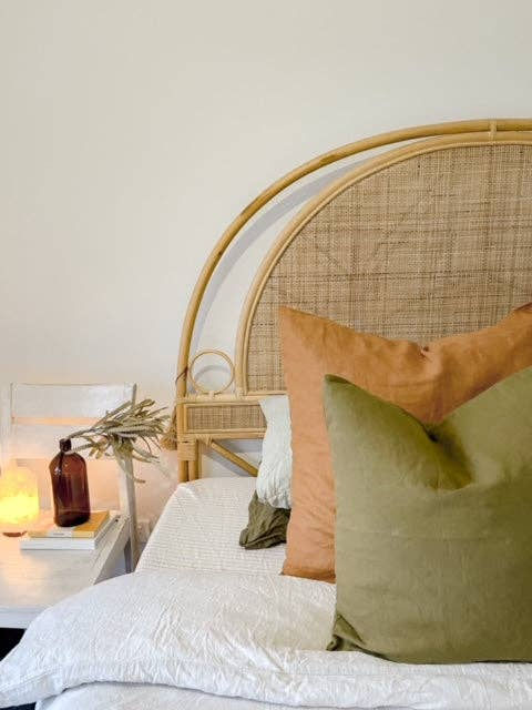 Thumbnail: Linen Cushion - Olive
