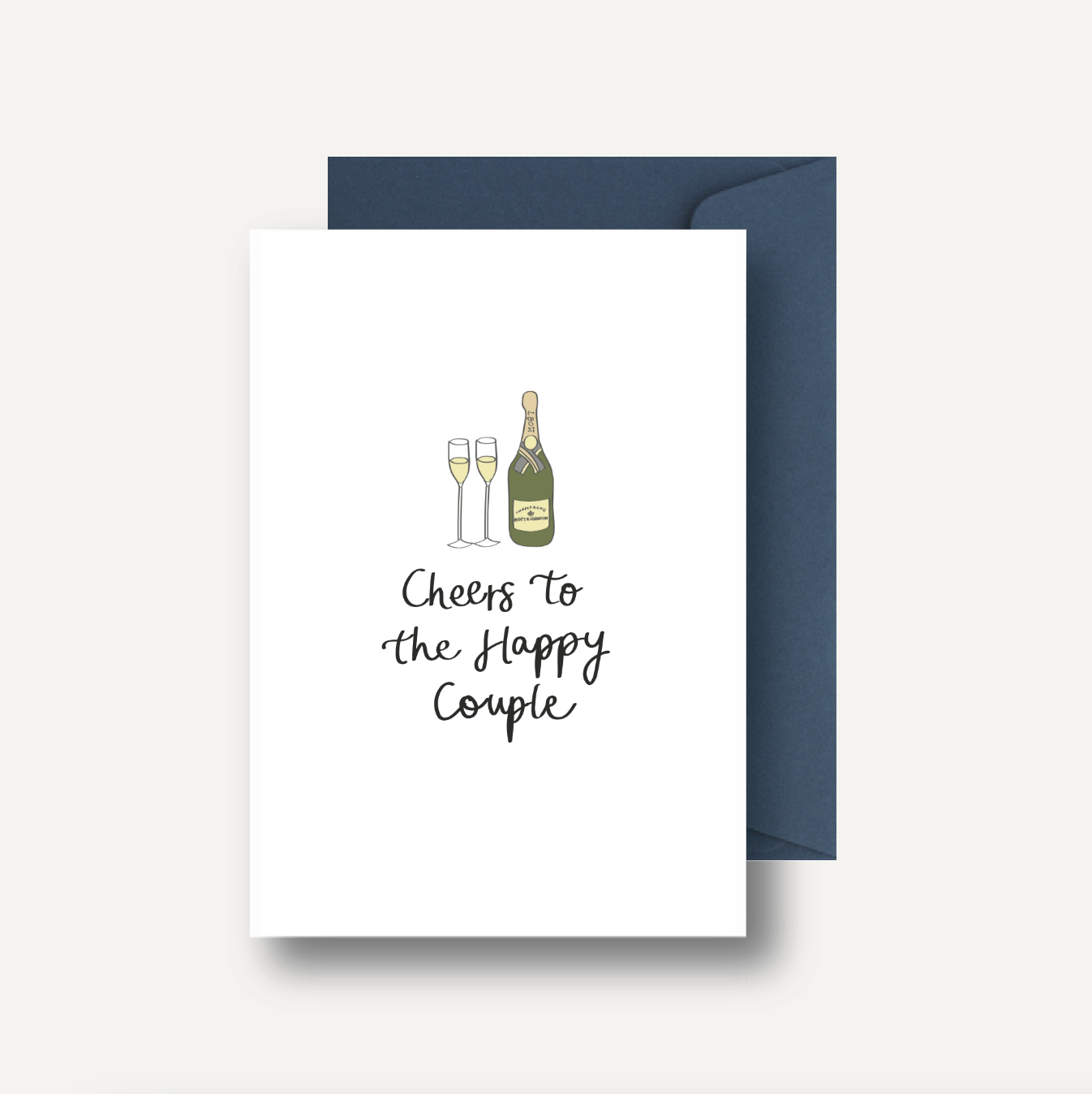 Cheers to the happy couple Card