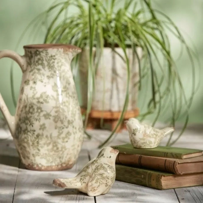 Bird Ceramic Green Large
