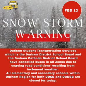 School Bus Cancelations