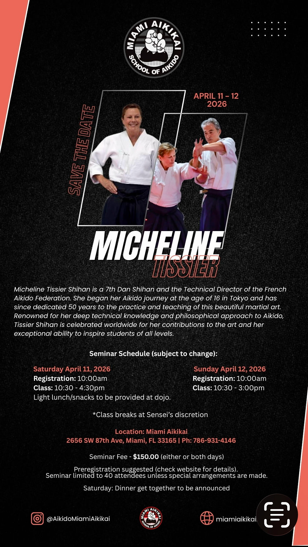 Miami - Stage d'Aïkido