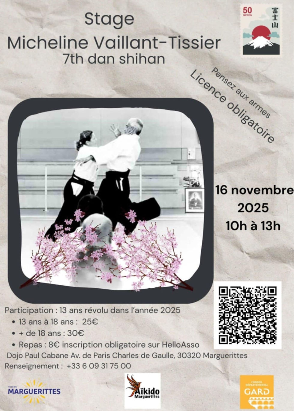 Marguerittes - Stage d'Aïkido