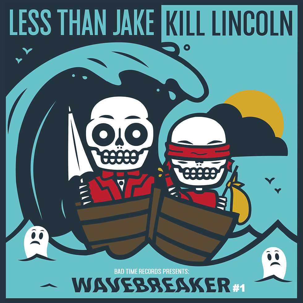 Less Than Jake & Kill Lincoln - Wavebreaker #1 Split (7")