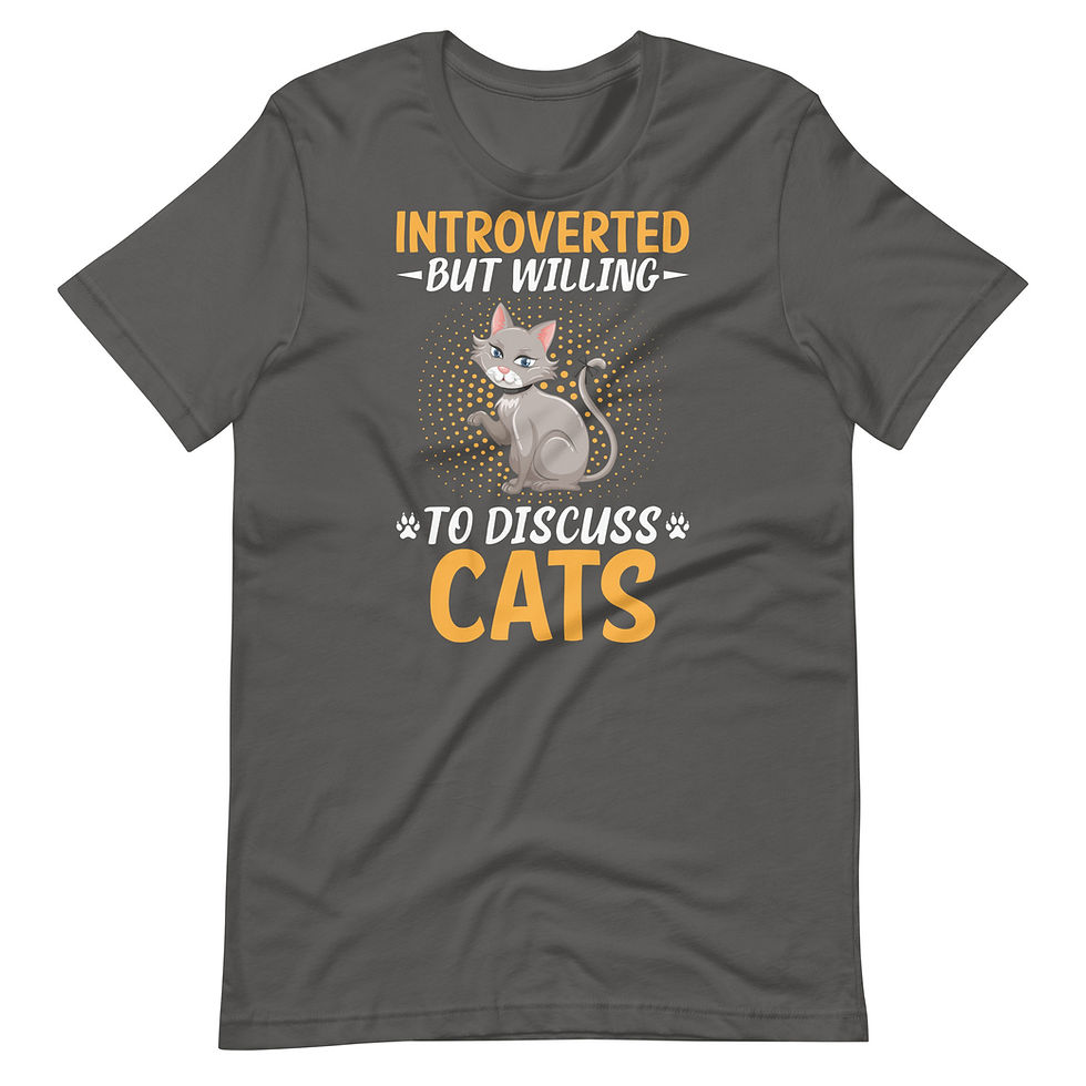 Thumbnail: INTROVERTED BUT WILLING TO DISCUSS CATS 