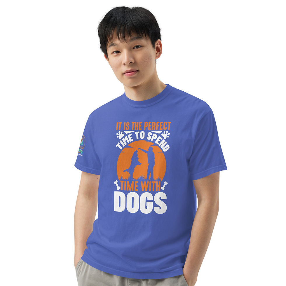Thumbnail: It is The Perfect Time to Spend Time With Dogs (Thicker Tee)