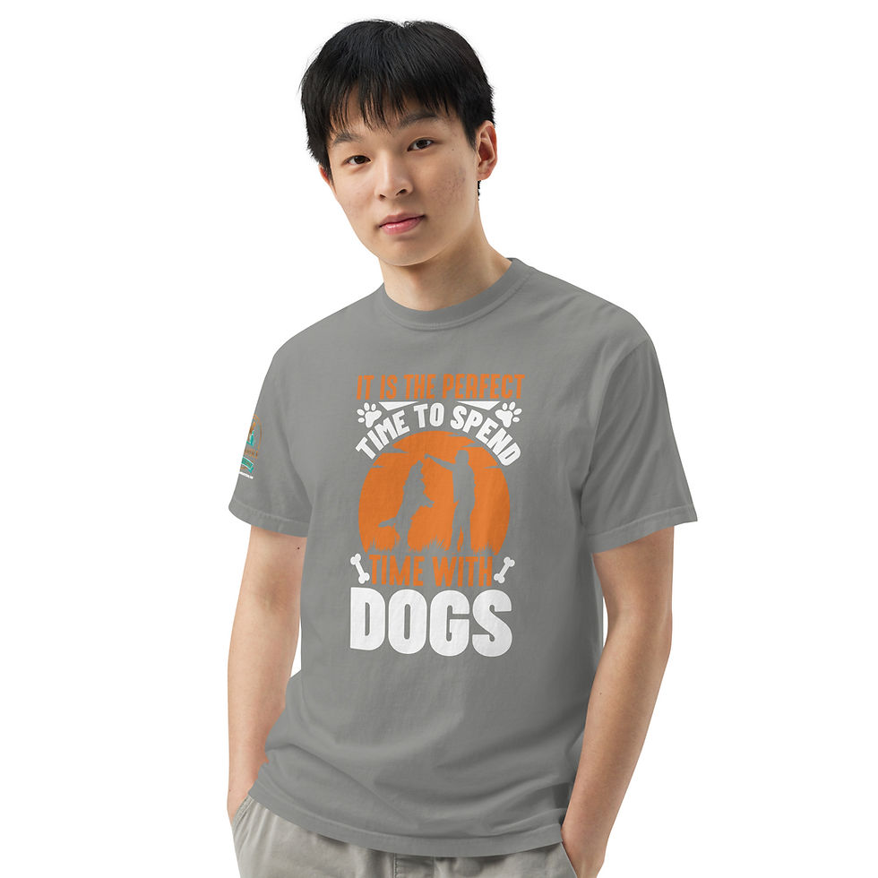 Thumbnail: It is The Perfect Time to Spend Time With Dogs (Thicker Tee)