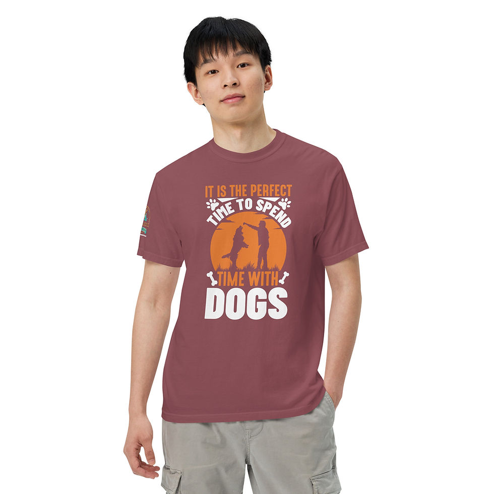 Thumbnail: It is The Perfect Time to Spend Time With Dogs (Thicker Tee)