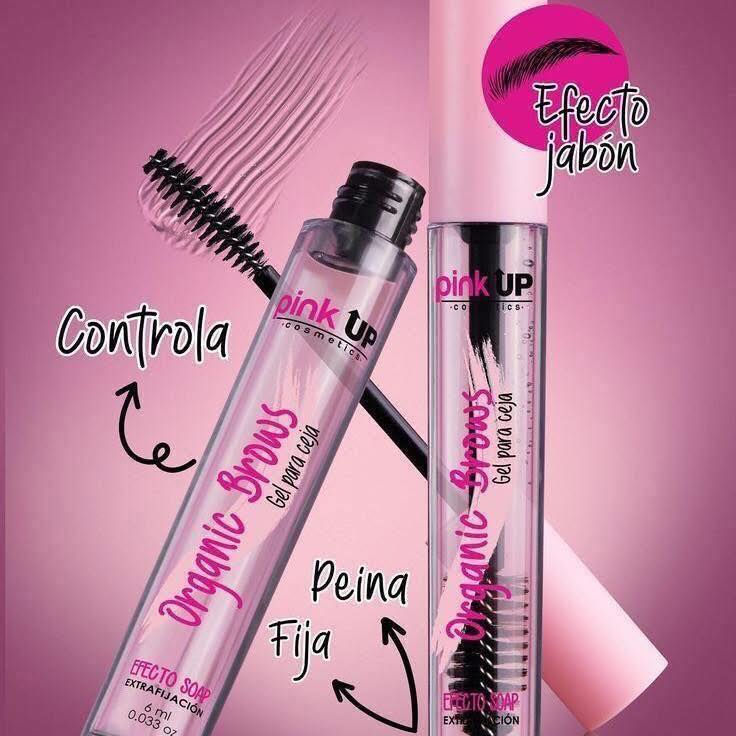 Miniatura: Pink Up Organic Browns gel para cejas