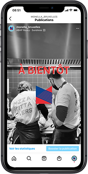 Monella street food italienne réseaux sociaux