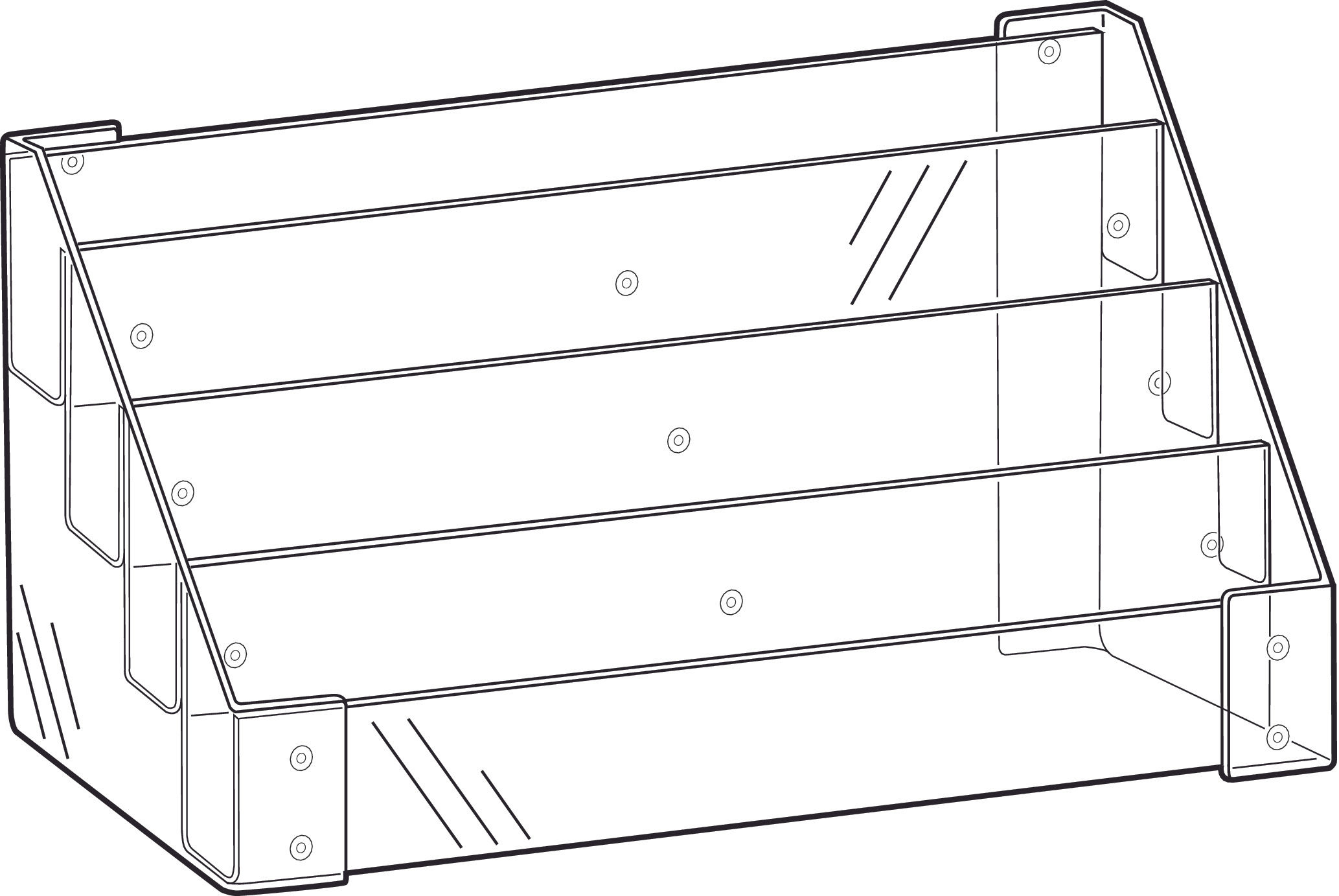 PS8820 Counter Display for Greeting Cards